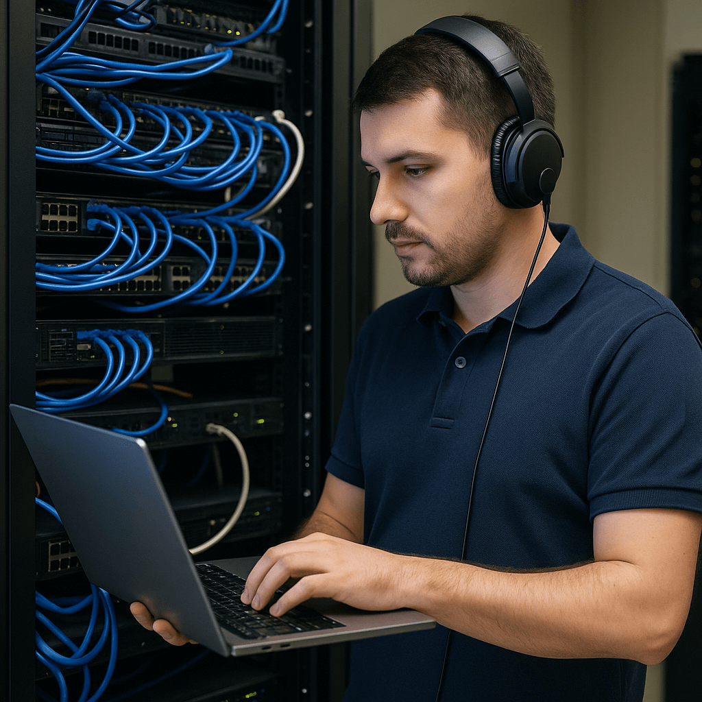 Remote hands it services support